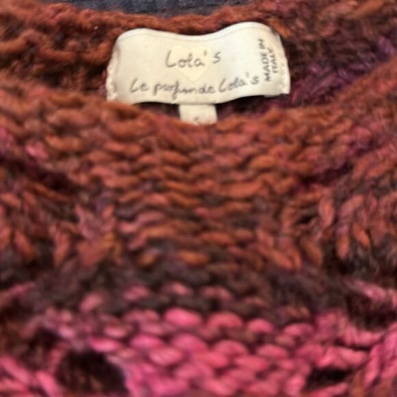Lola’s | Made in Italy Hand Knit Wool Blend Sweater | S - Picture 4 of 6